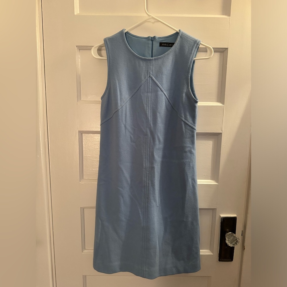 Marccain blue wool dress size 1